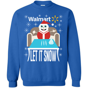LET IT SNOW PULLOVER (BLACK OR BLUE)