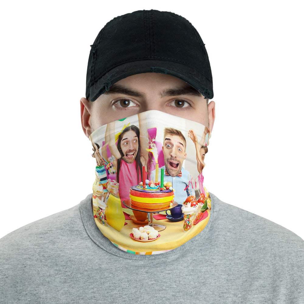 LETZ NOT PARTY NECK GAITER