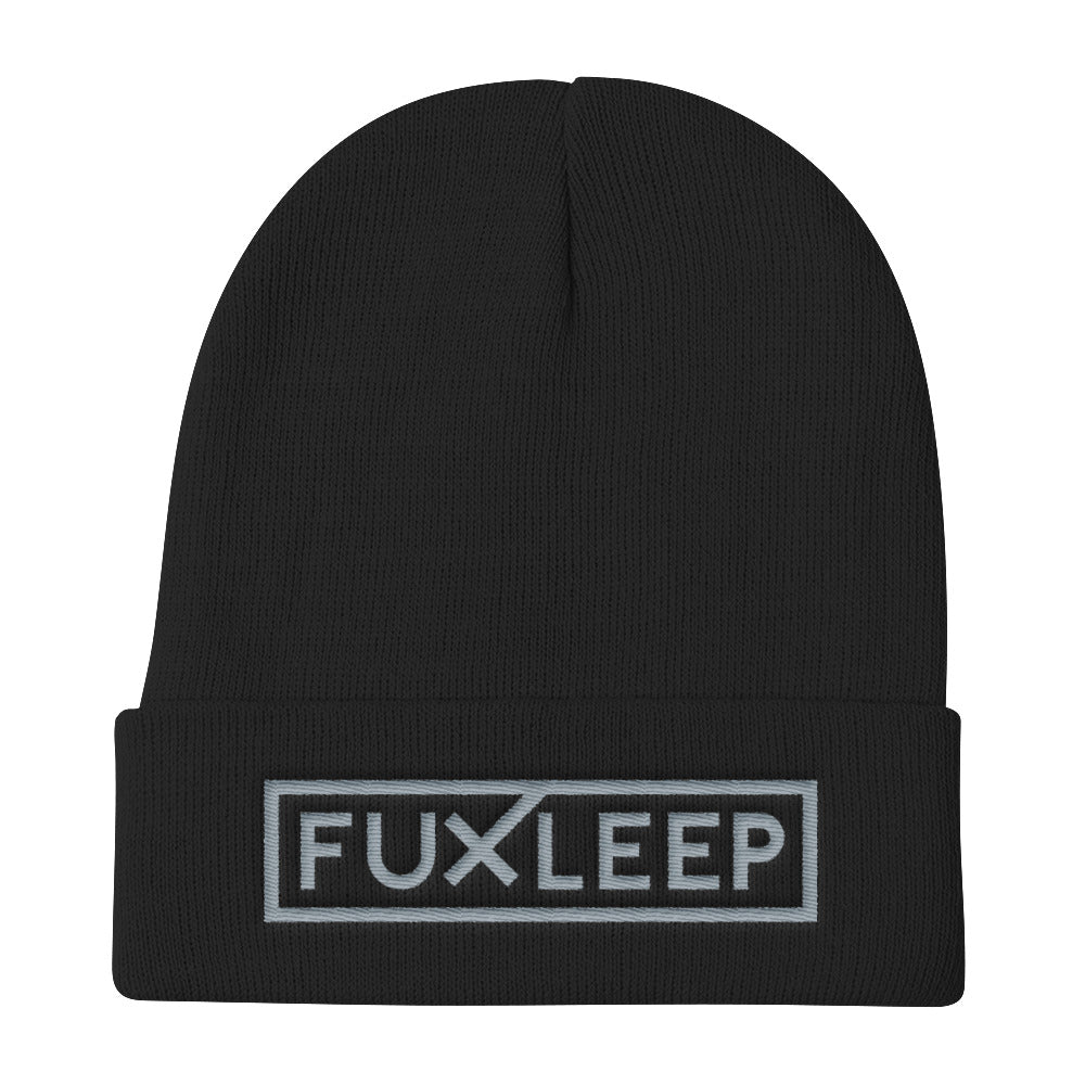 FUXLEEP LOGO BEANIE (GREY)